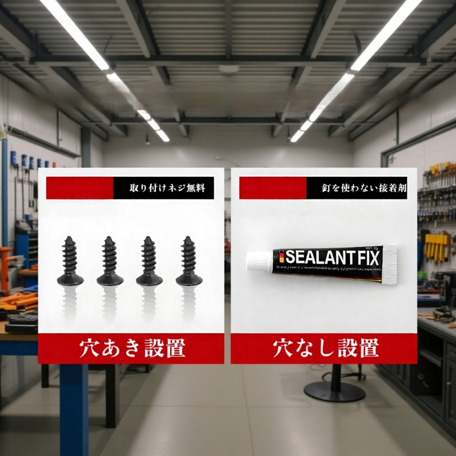 室内用ドアロック 穴あけ不要 レトロタイプ差し込み錠