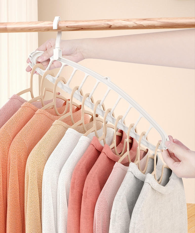 Rack de secado de ropa con múltiples orificios