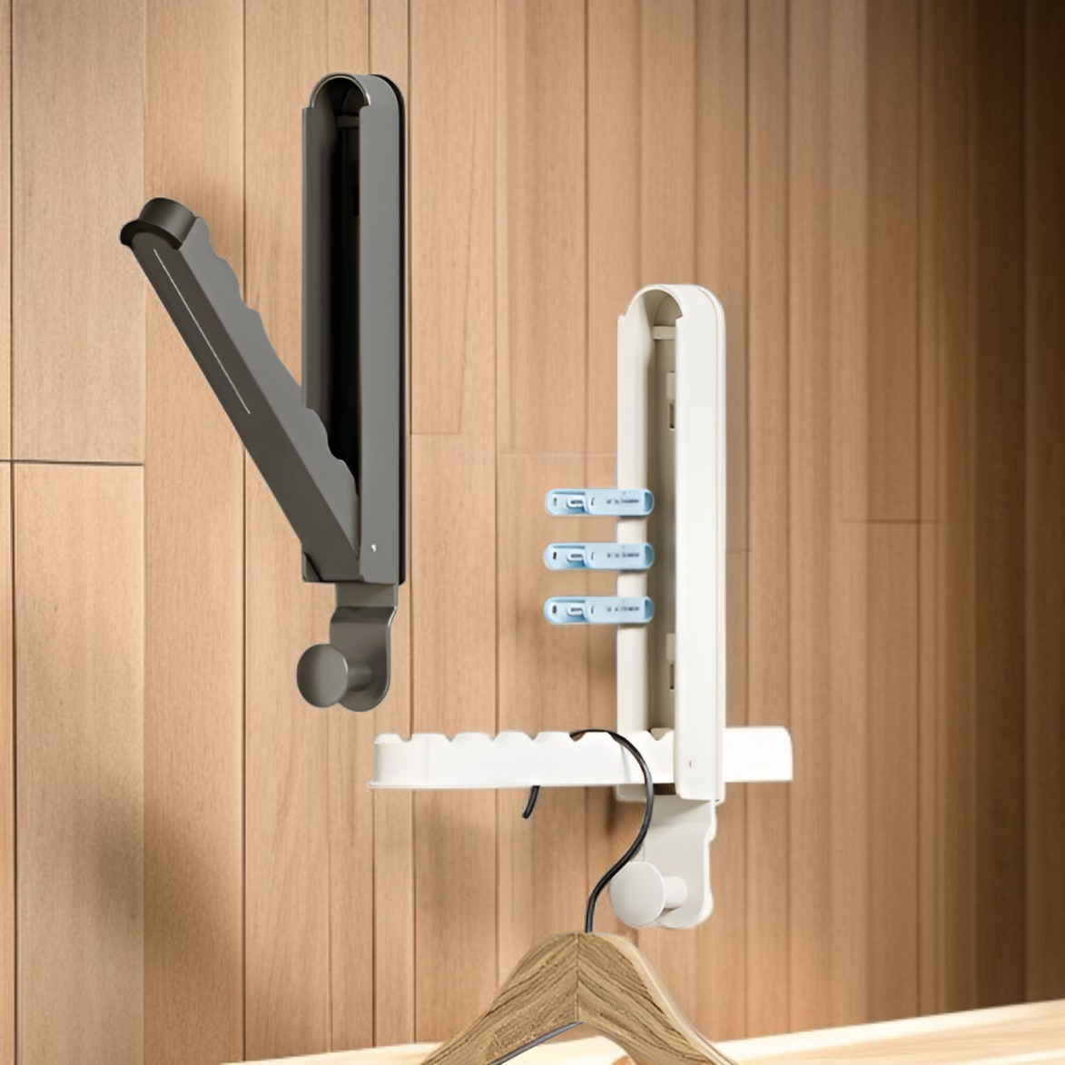 Składany wieszak na ubrania