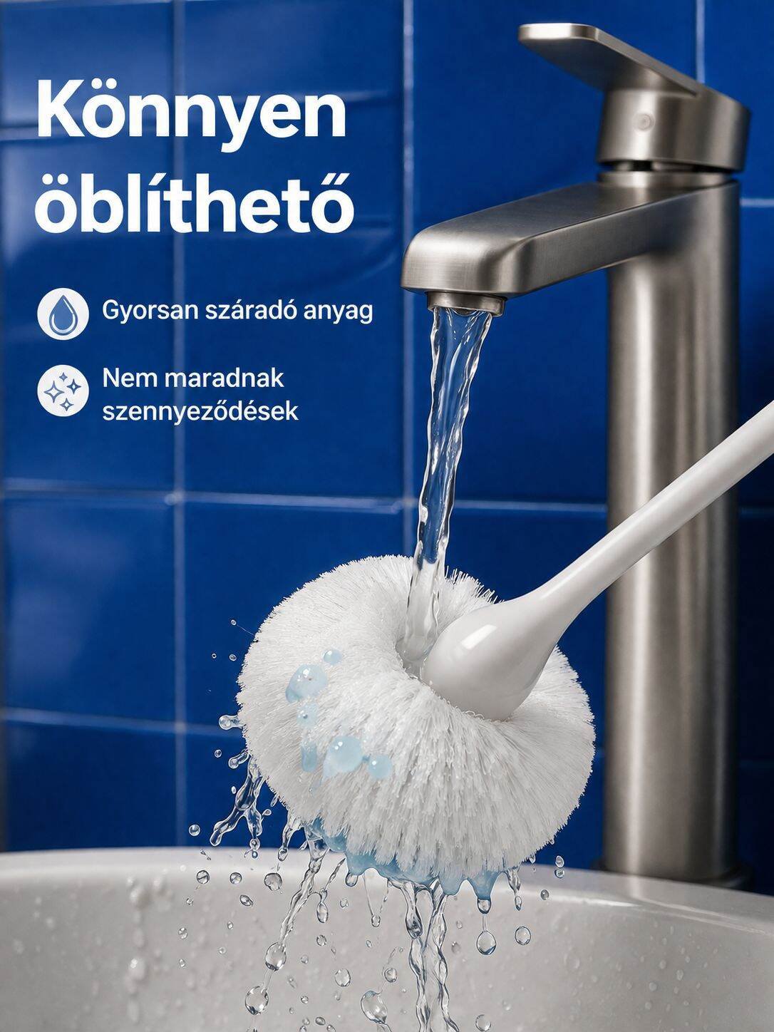Modern felhő tisztítókefe fürdőszobai felületekhez