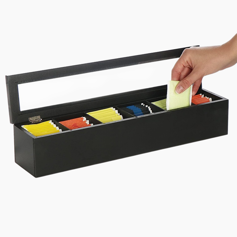 우드 티백 수납함 우드 수납함 티백 케이스 티백 수납 우드 케이스