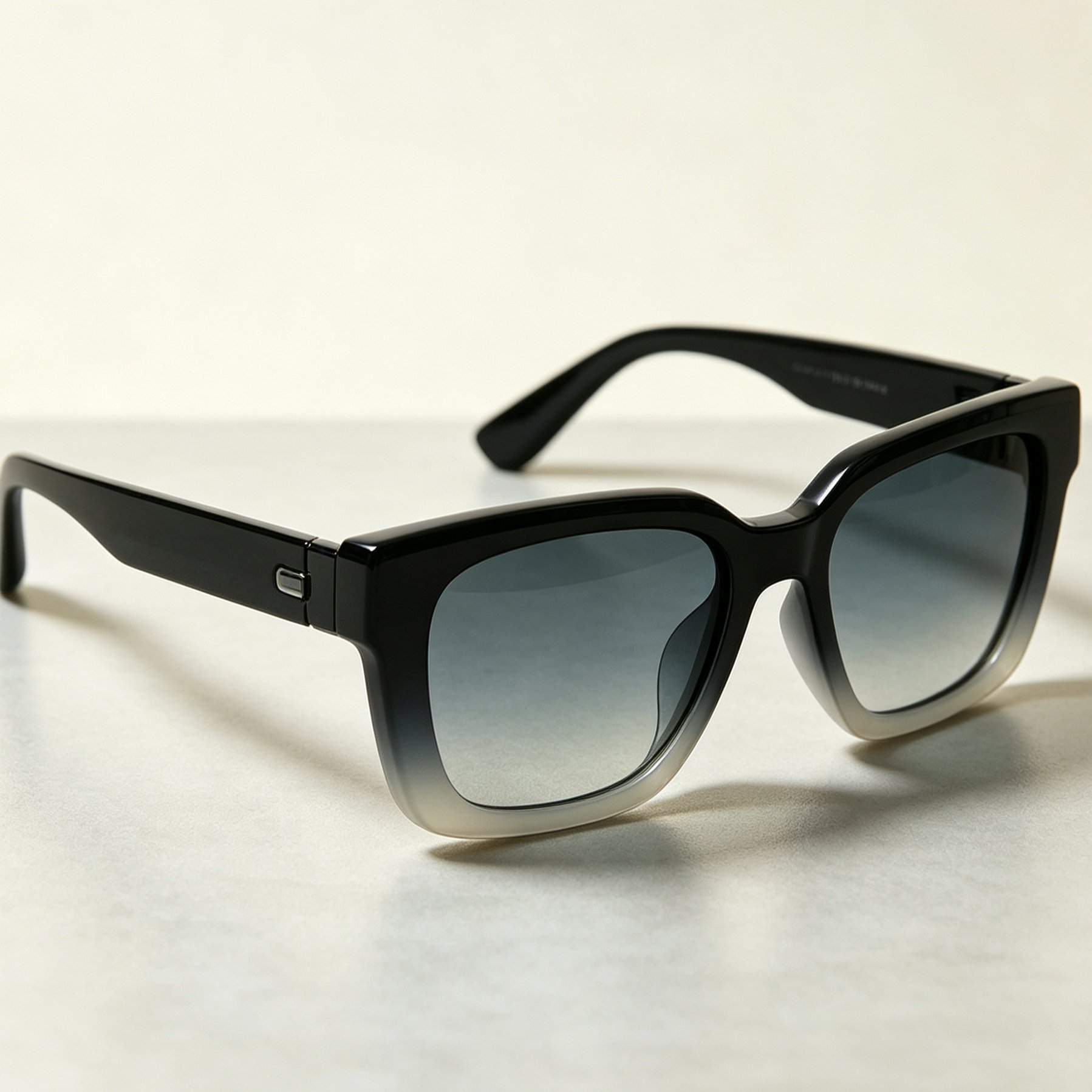 Trendy Gradient Large Frame Sunglasses