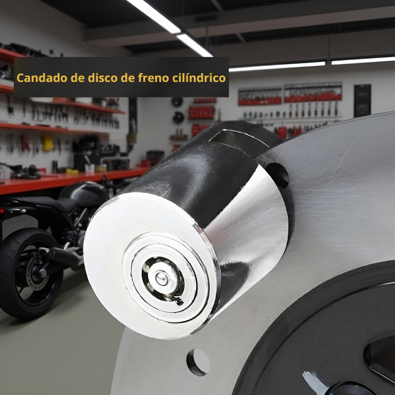 Cerradura de freno de disco para moto y bicicleta