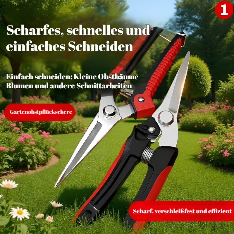 Gartenschere für Obstbaumschnitt