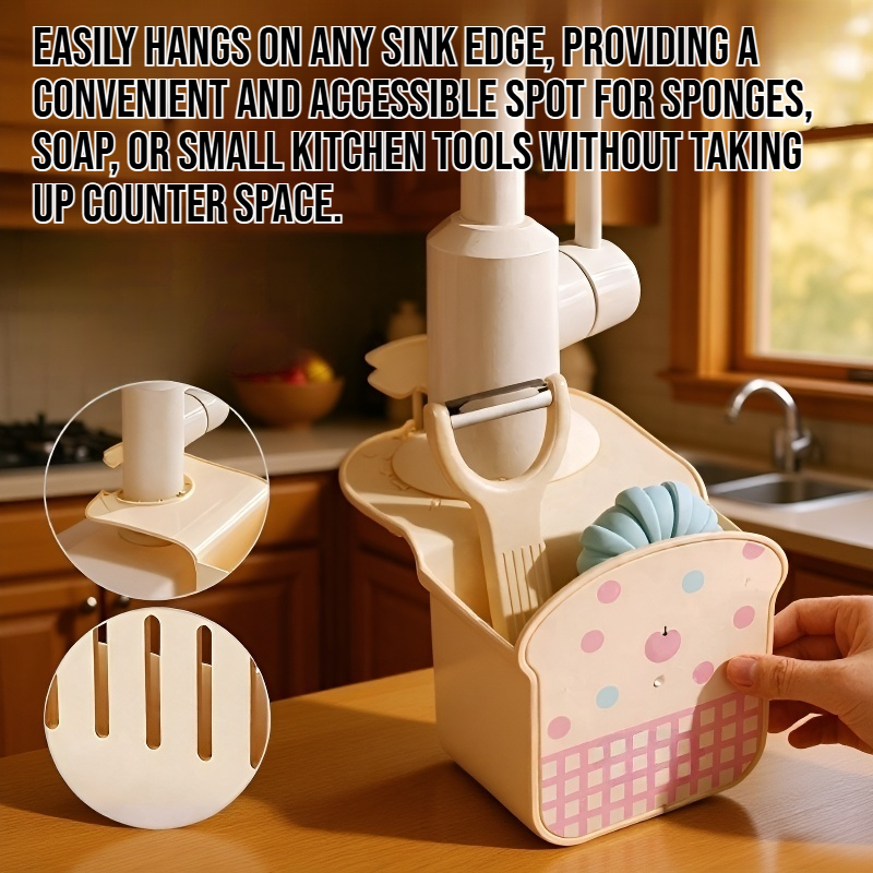 Hook-type sink drain basket