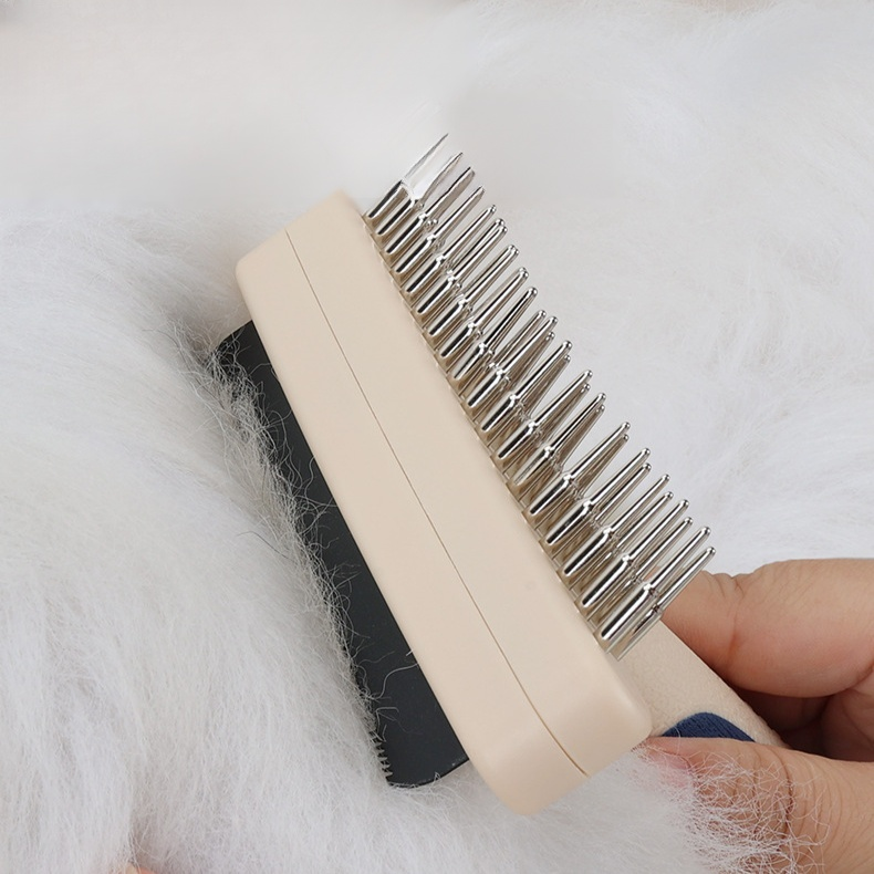 Pet Comb Dog Cat Thinning Hair Remover Dematting Rake Beauty Tool
