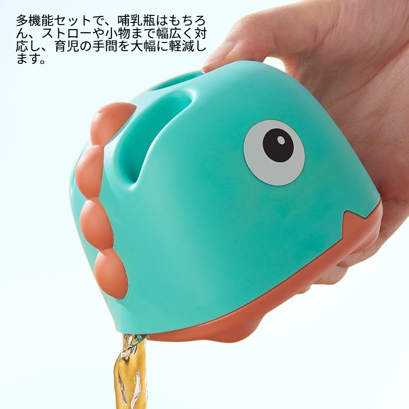 シリコン製哺乳瓶・乳首・ストロー洗浄ブラシセット