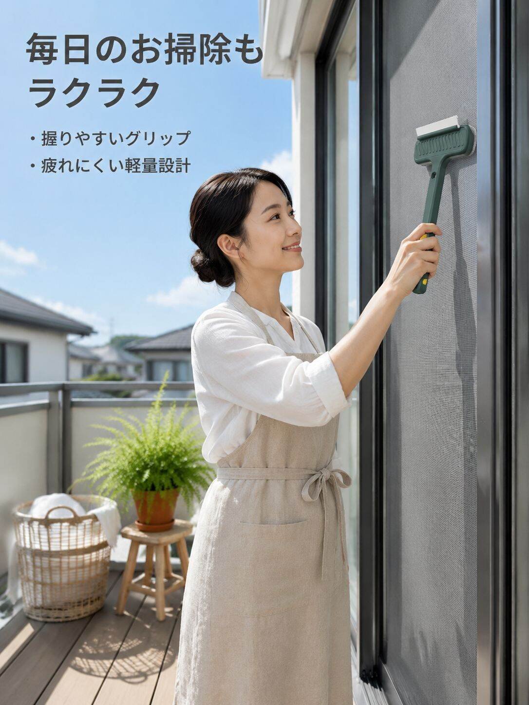 多機能網戸ブラシ