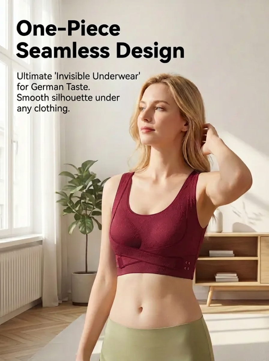 Hochwertiger, eleganter, vorne verschließbarer Push-up-BH mit schönem Rücken-Design.