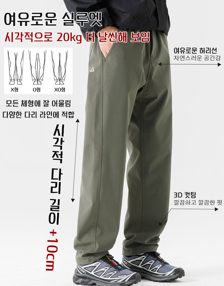 【영하 30℃의 혹한을 견뎌내는】겨울용 보온 작업복 바지