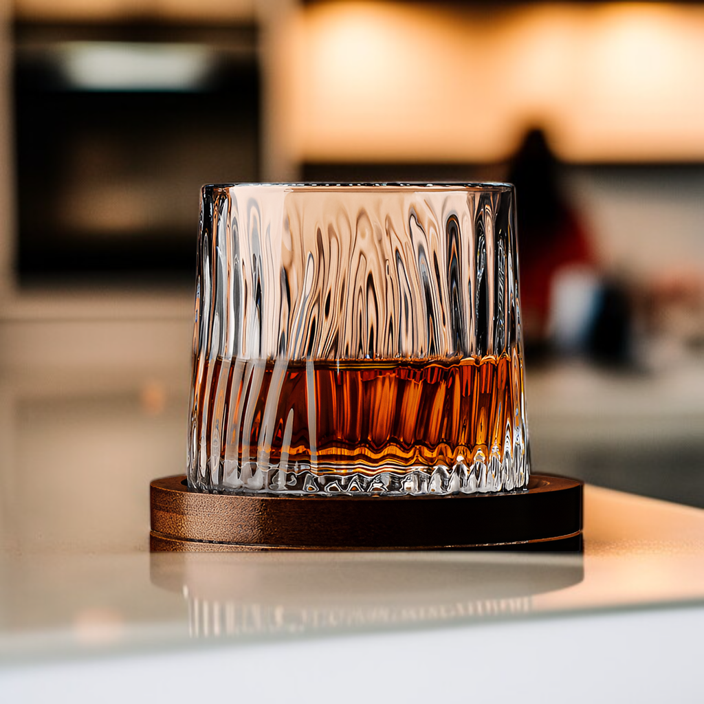 Rotating Brandy Glass – Wobble-Free Liquor Cup