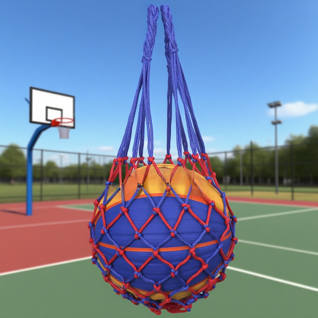 두꺼운 농구 보관용 그물 가방