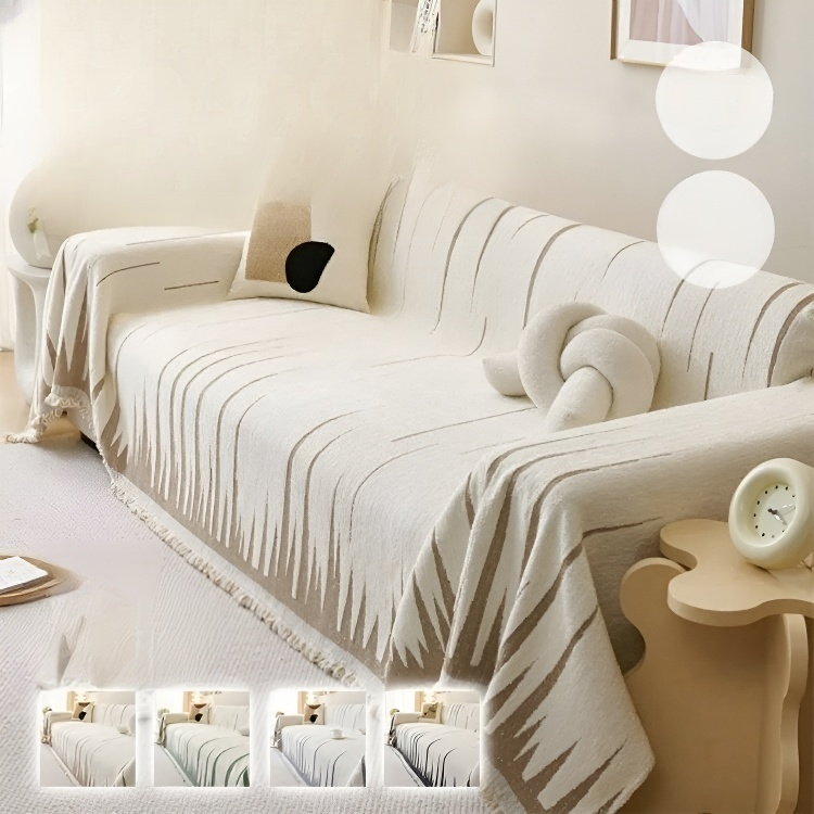 북유럽 스타일 소파 타월 소파 커버 전체 이미지