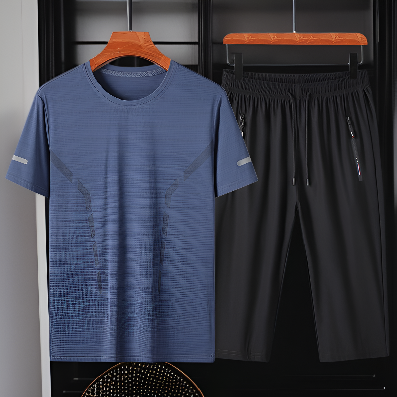 メンズファッションカジュアル半袖スポーツ2点セット