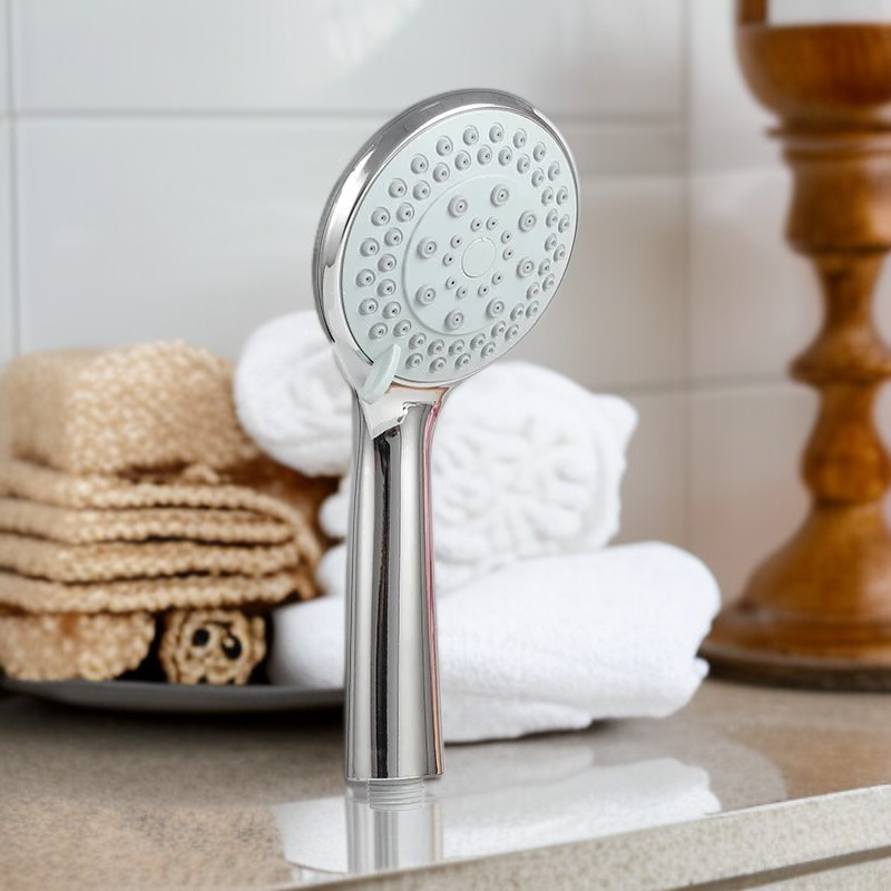 Hotel-Duschbrause, verchromt, mit fünf Modi und starker Wasserdruck