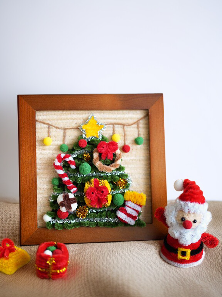 聖誕樹造型扭扭棒裝飾