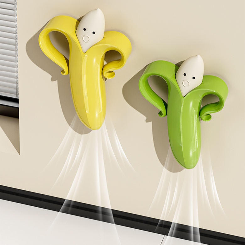 마그네틱 바나나 모양 욕실 헤어핀