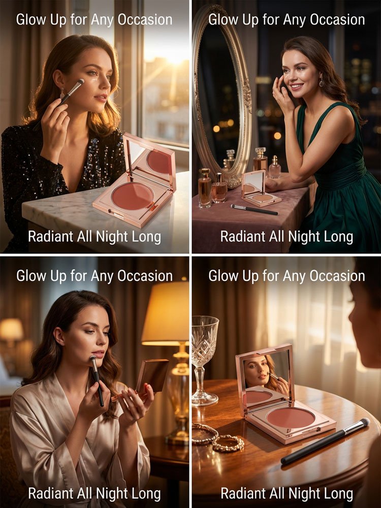 [One Second Concealer] Tinted Under-Eye Concealer Cream with Makeup Brush