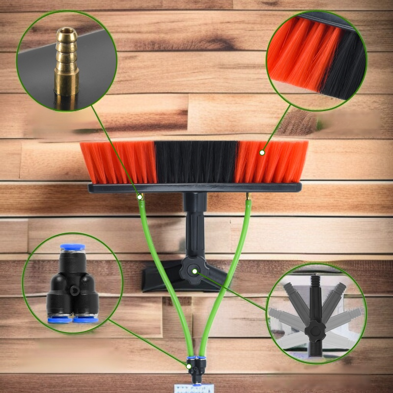 長柄の掃除ブラシ