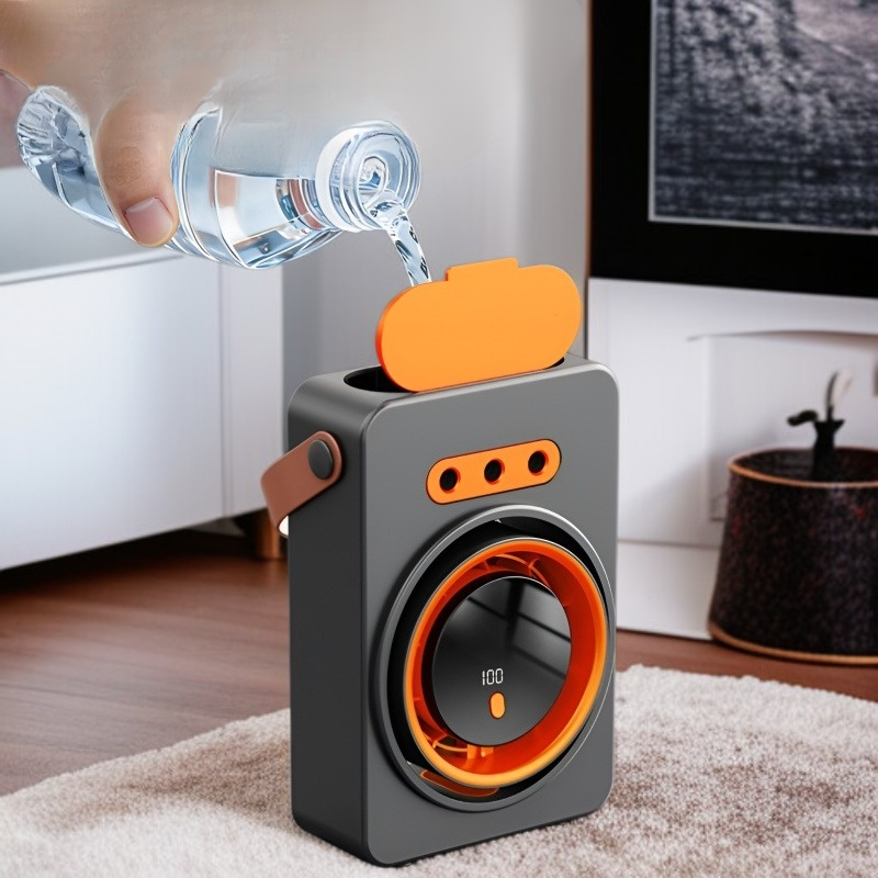USB Rechargeable Wall-mounted Spray Fan
