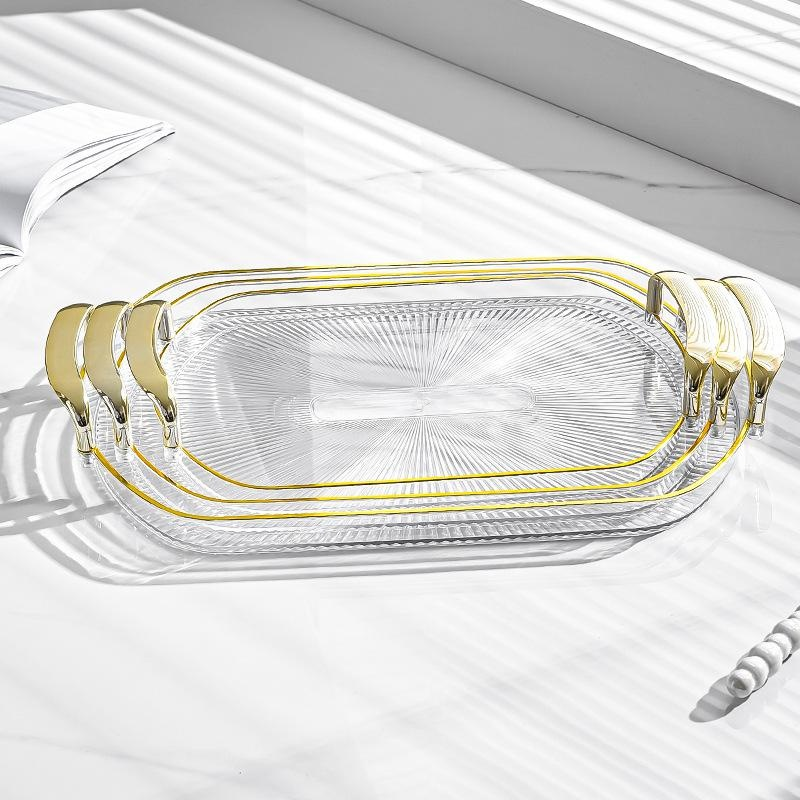 帶雙手柄圓形托盤