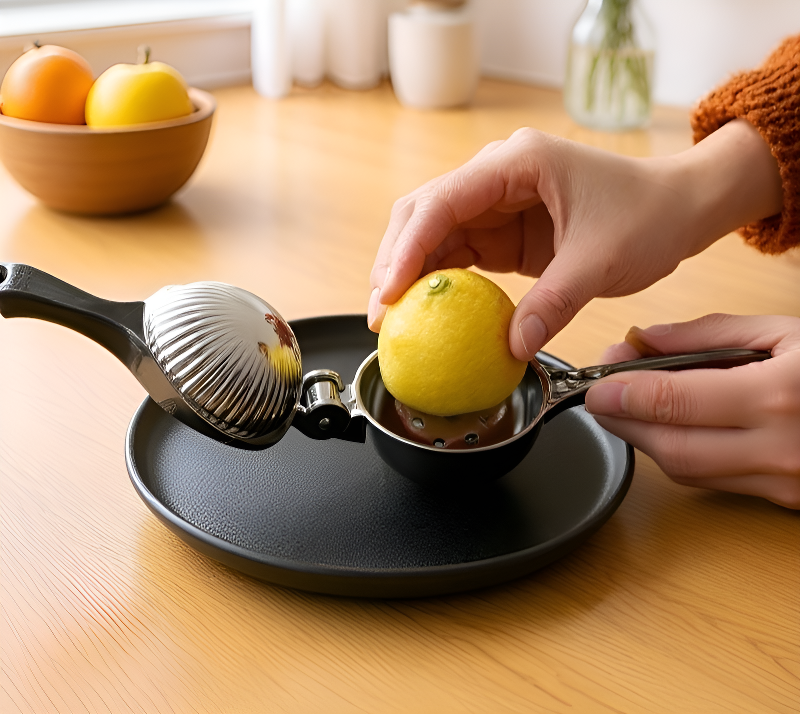 레몬을 착즙하는 모습