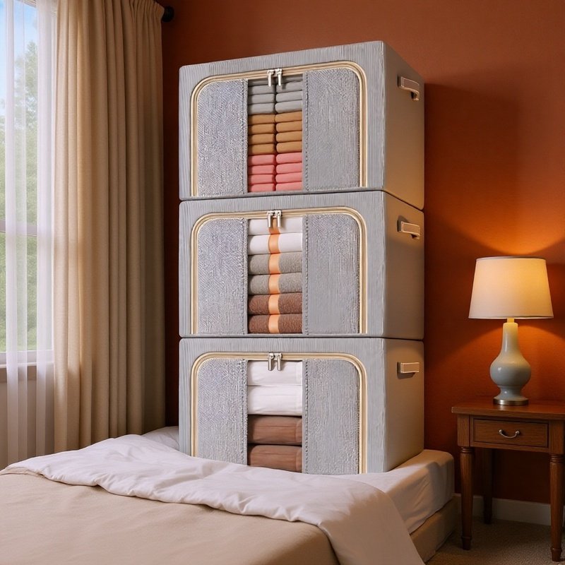 Caja de almacenamiento para ropa doméstica 