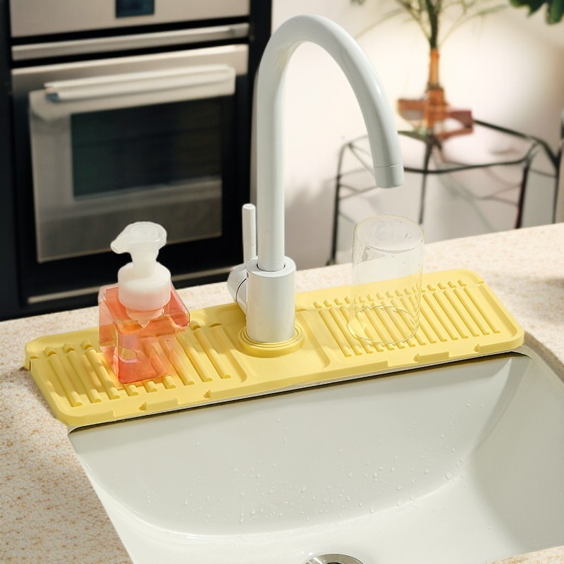 주방 수도꼭지 싱크대 실리콘 누수방지매트