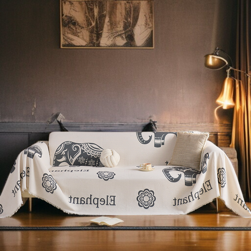 양면 풀커버 소파커버 미끄럼방지 풀커버 소파커버 셰닐 고양이잡기방지 소파커버