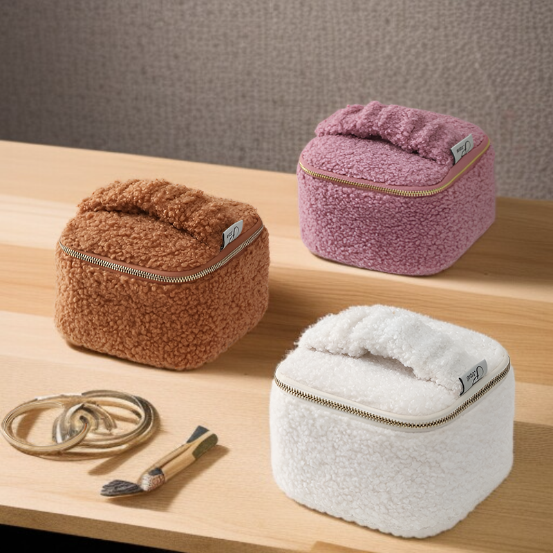 Caja de joyas portátil y lujosa de usos múltiples