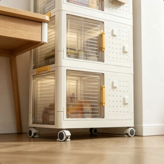 Faltbare Aufbewahrungsbox mit großer Kapazität im Wohnzimmer