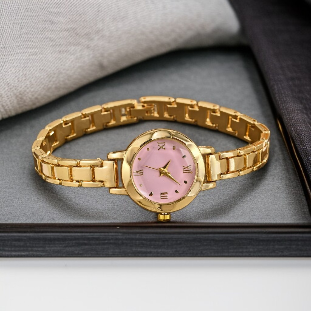 ساعة بسيطة وصغيرة للطلاب مع حزام فولاذي 