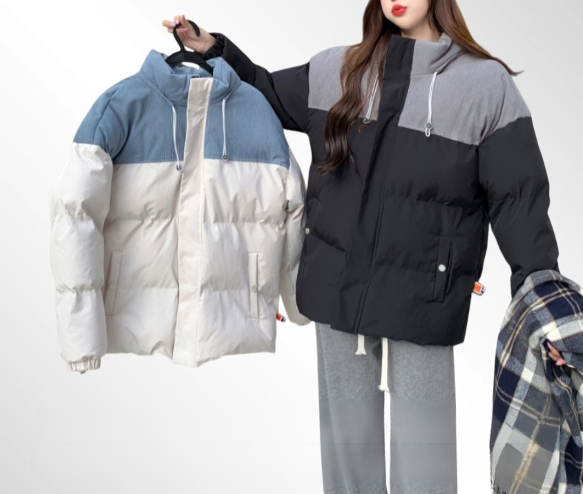 새로운 겨울 따뜻한 퍼퍼 재킷 전체 이미지