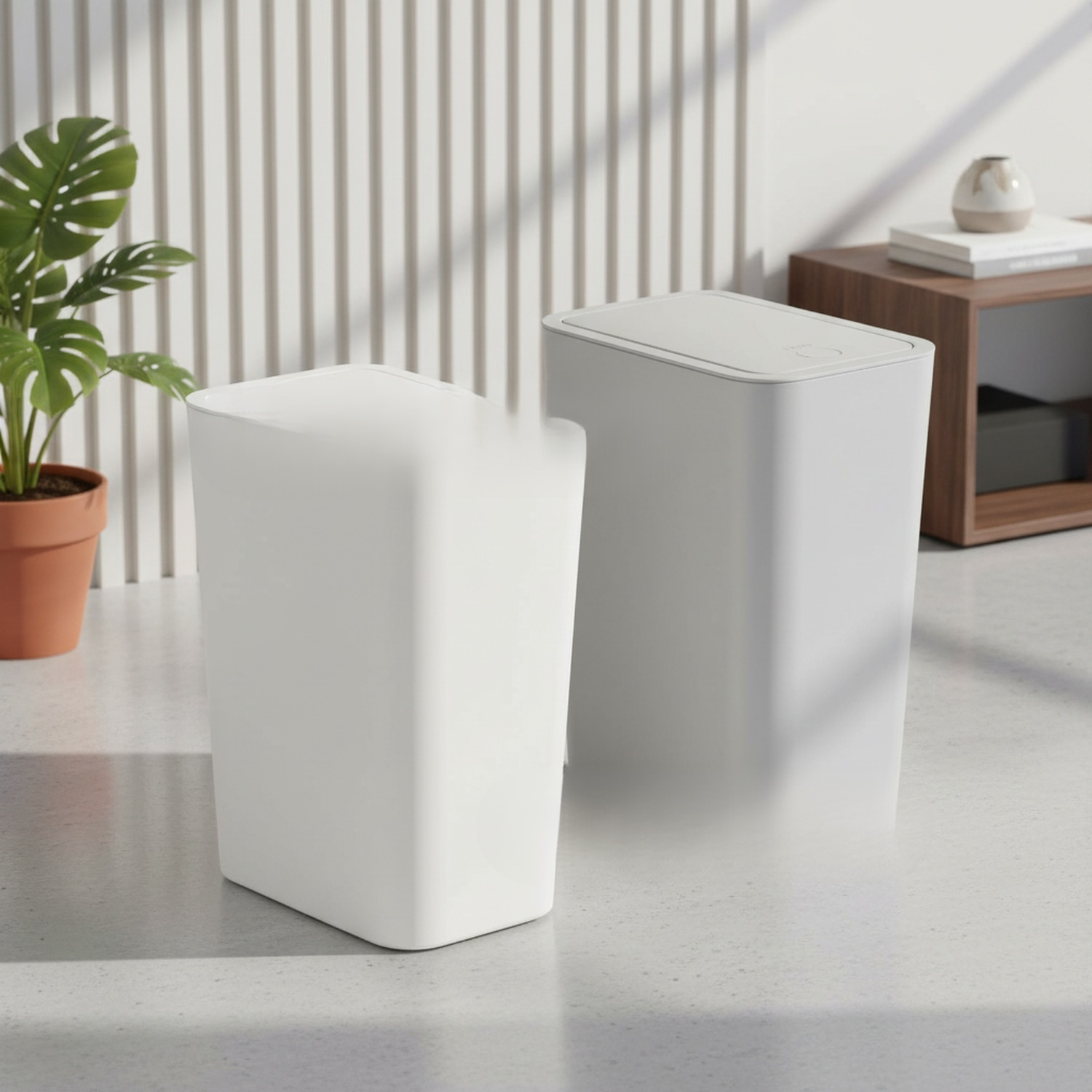 プラスチック製トイレすき間ゴミ箱