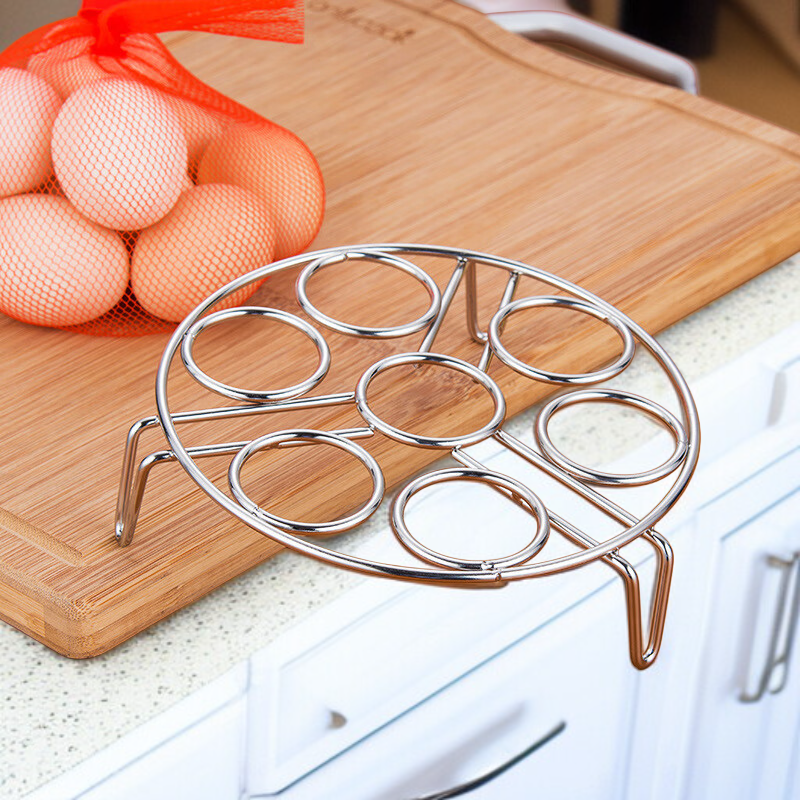 Stainless steel egg steamer