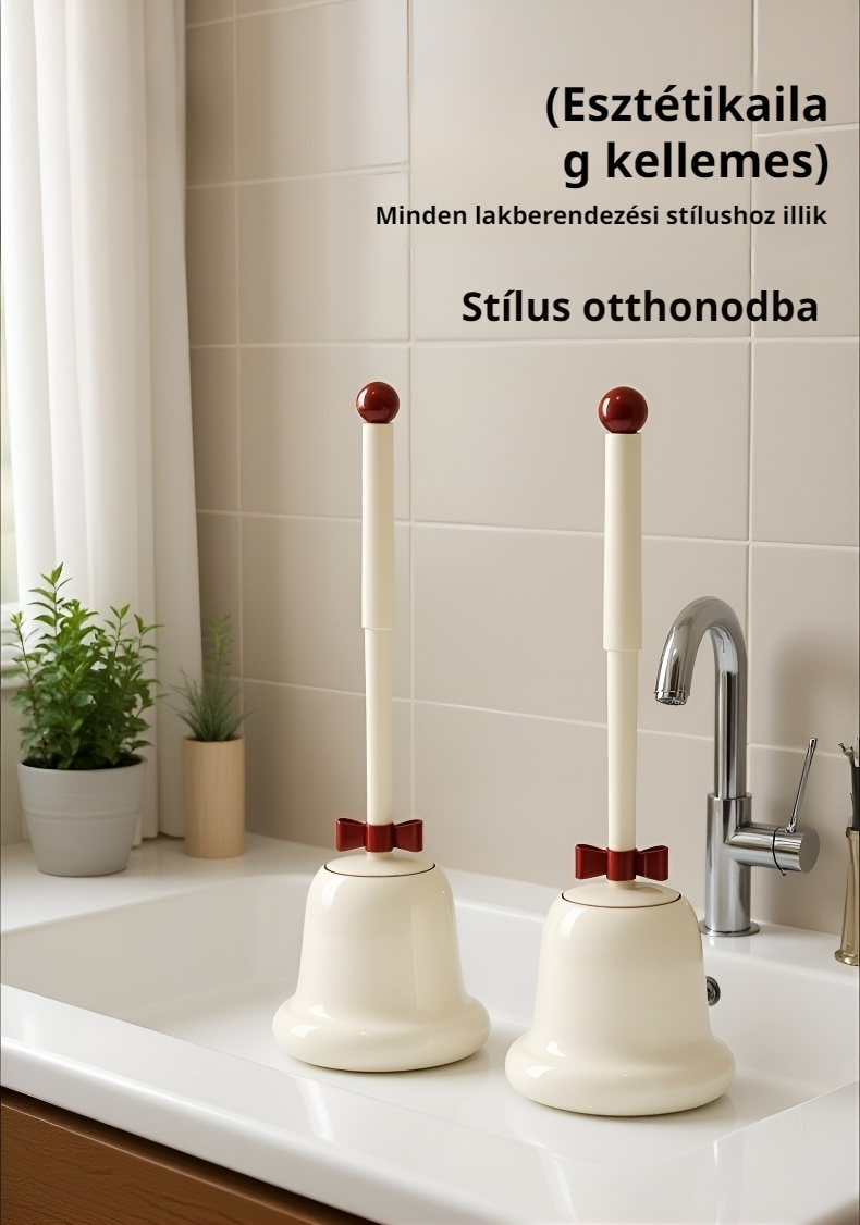 Stílusos fürdőszobai WC-kefe