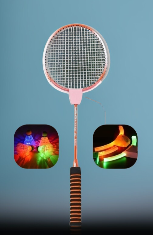 屋外イベントで使える発光バドミントンラケット