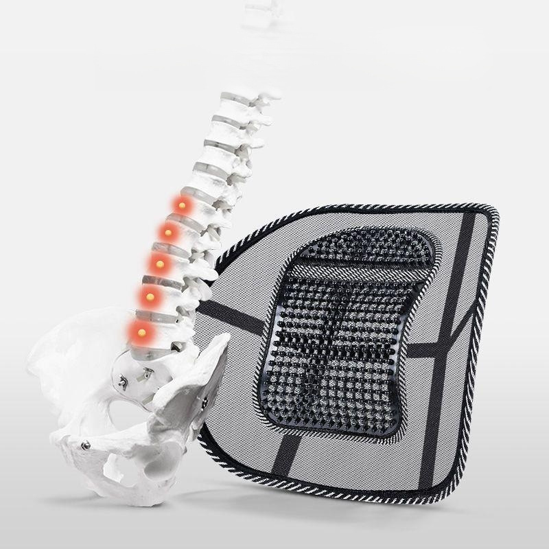 통기성 메시 허리 베개