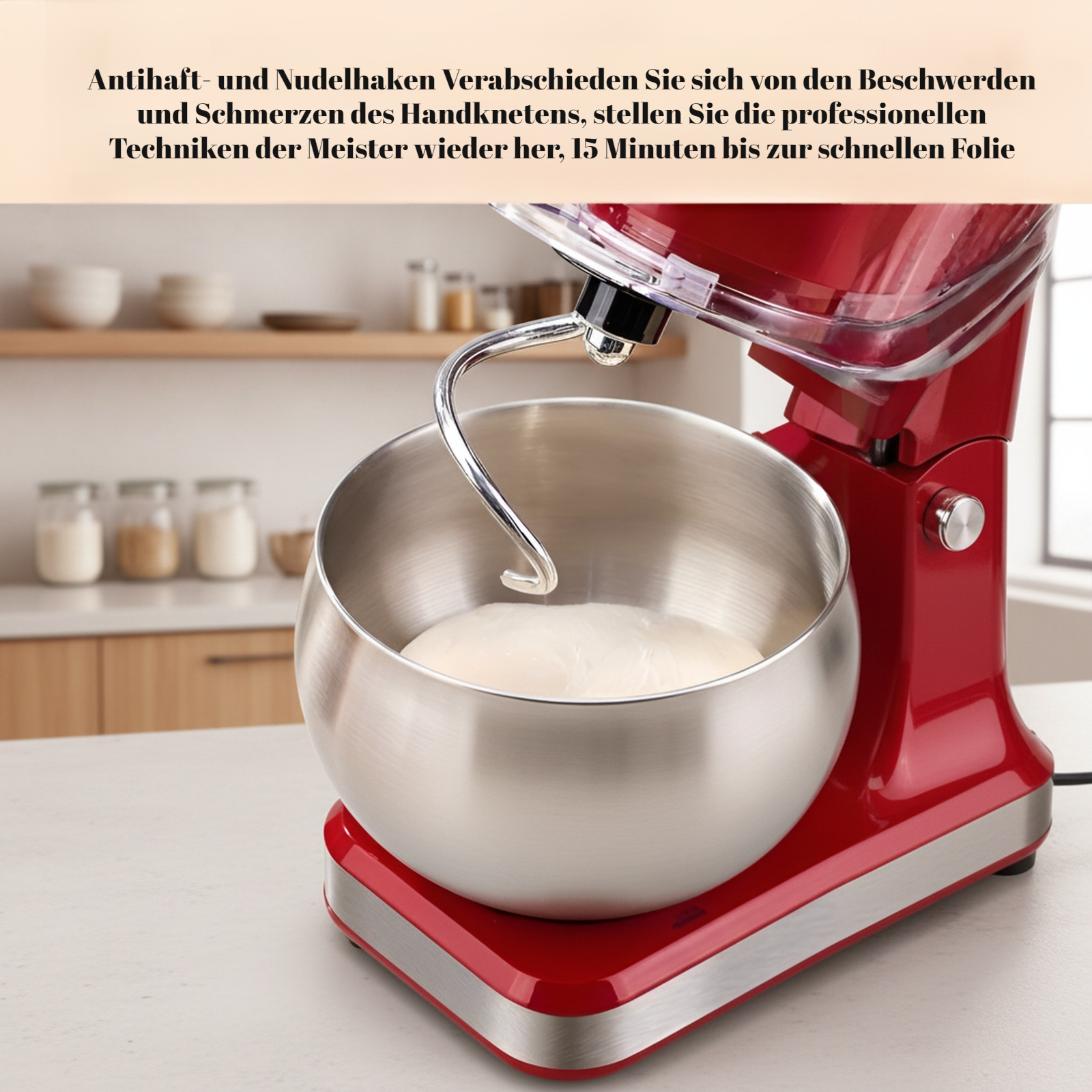 5,5L große multifunktionale Rührmaschine, geeignet zum Kneten und Schlagen