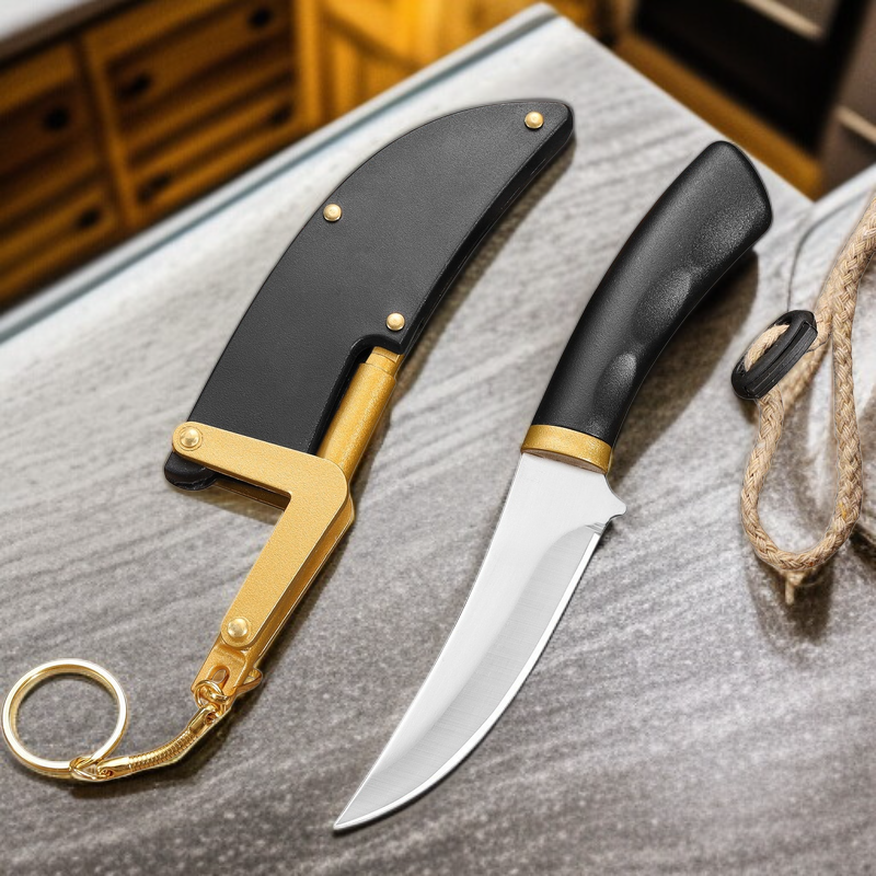 多功能戶外野營燒烤手把肉便攜小刀