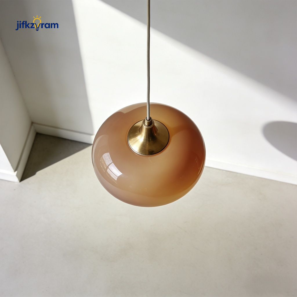 Detalle del diseño de la lámpara Magic Bean colgante