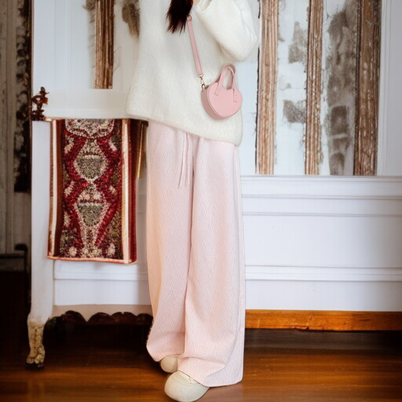 작은 키 하이웨스트 날씬해 보이는 캐주얼 팬츠 나른한 바람 날씬해 보이는 캐주얼 팬츠