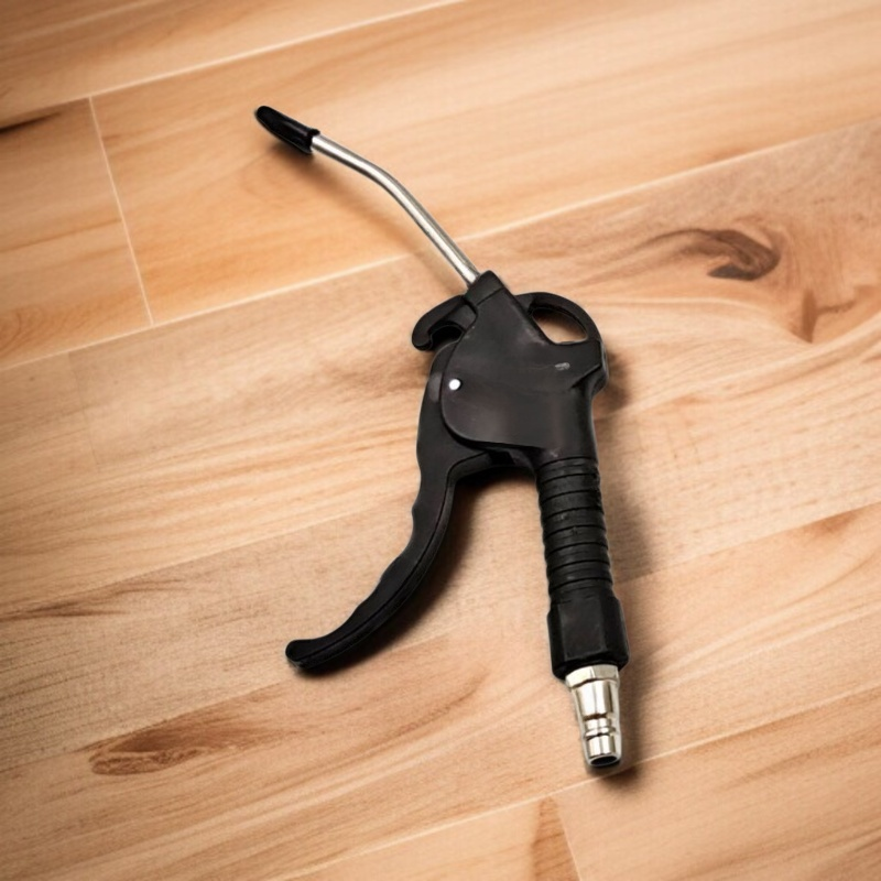 黒いプラスチック塵の吹き矢の調節可能な気流の延長ハンドルの空気用具の付属品付け外し可能なワイヤー塵の吹く黒い気流のプラスチック塵の吹き矢