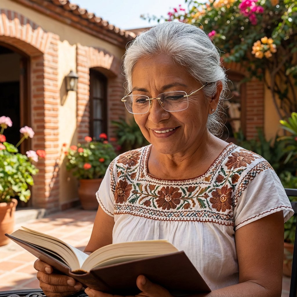Gafas de lectura vintage con montura de titanio puro y detalles de cuerno