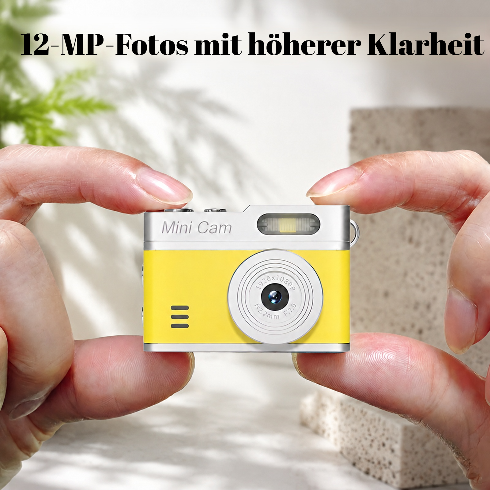 Kompakte CCD-Digitalkamera mit elegantem Design