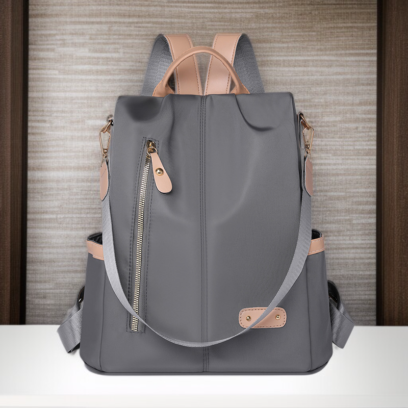  Bolsa de viaje de nailon resistente al agua, tipo mochila y bolso de mano