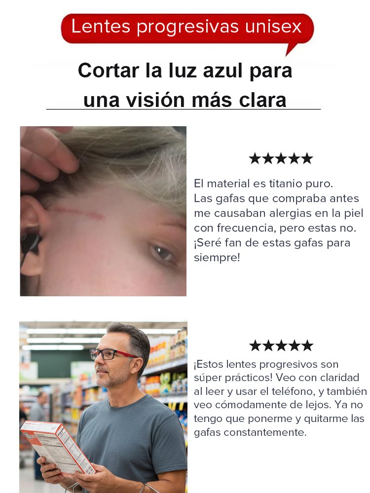  Gafas de lectura sin necesidad de receta con protección contra luz azul