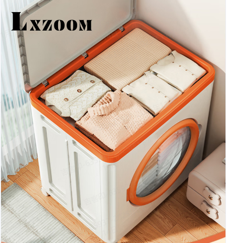 도르래형 가정용 의류 이불 수납함