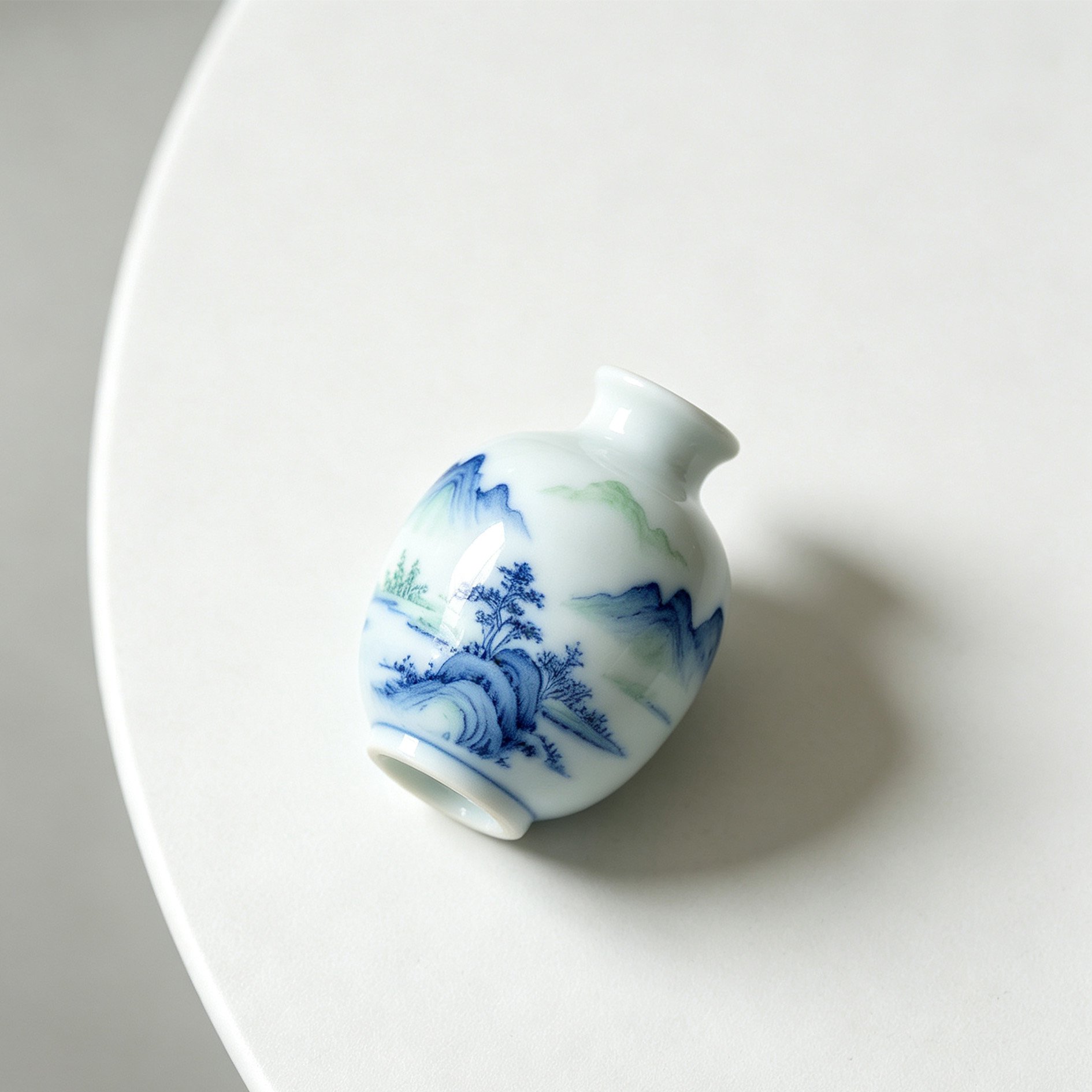 Jingdezhen hand-painted porcelain bottle