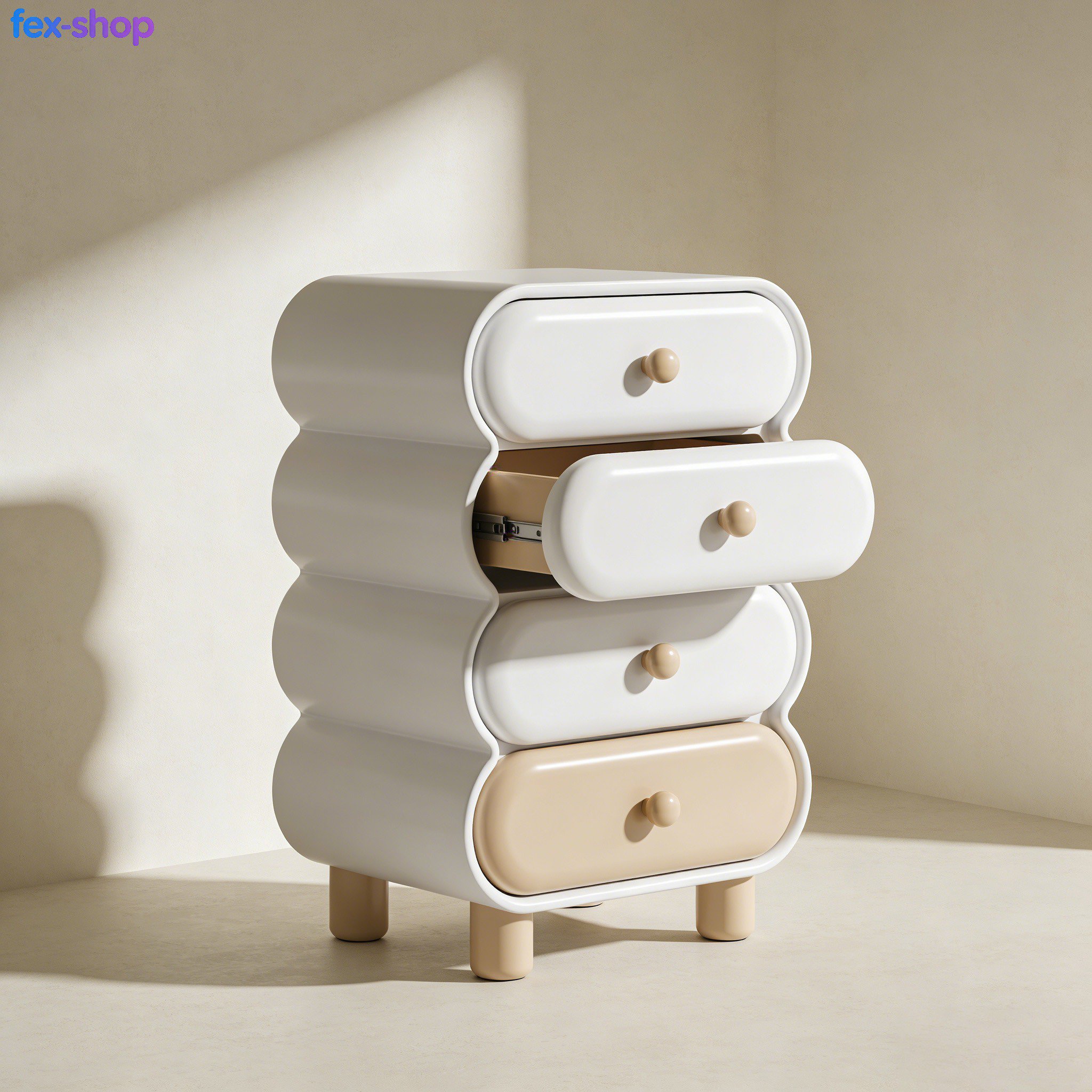 미니멀리스트 침실 수납장